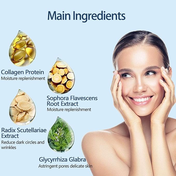 32 Pairs Lip Masks with Eye Mask, 24K Collagen Under Eye Patches for Dark Circles and Puffy Eyes, Reduce Lip Wrinkles, Anti Chapped & Remove Lip Dead Skin, Nourishes the Lip & Eye Skin (32)