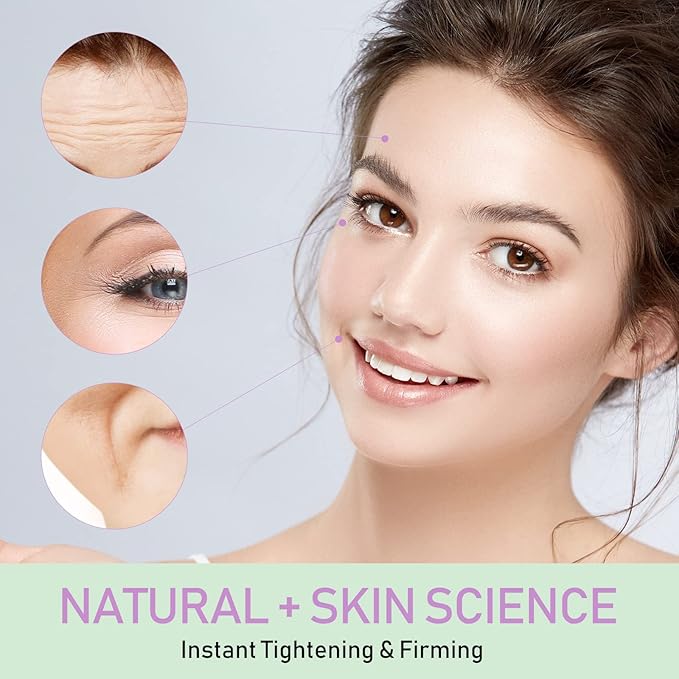 Instant Face Lift Cream,Skin Tighten And Lift Neck Cream for Women with Plant Extract, Neck, Eye Anti-aging Serum for Smoothing Fine Lines, Wrinkles and Firming Loose Sagging Skin-50ML