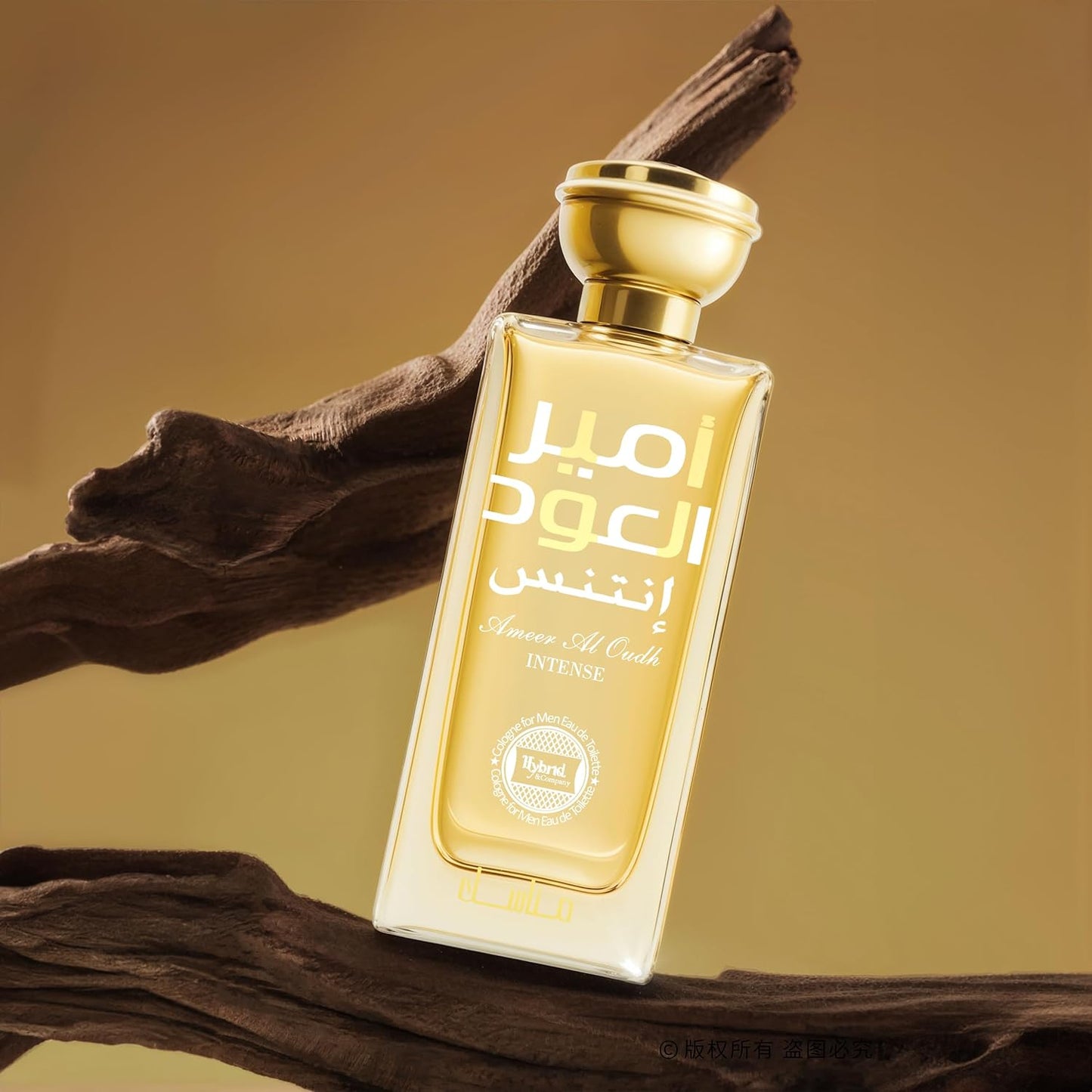 Hybrid & Company Ameer Al Oud Intense For Men Eau De Parfum Vaporisateur Natural Spray 3.4 Fl Oz