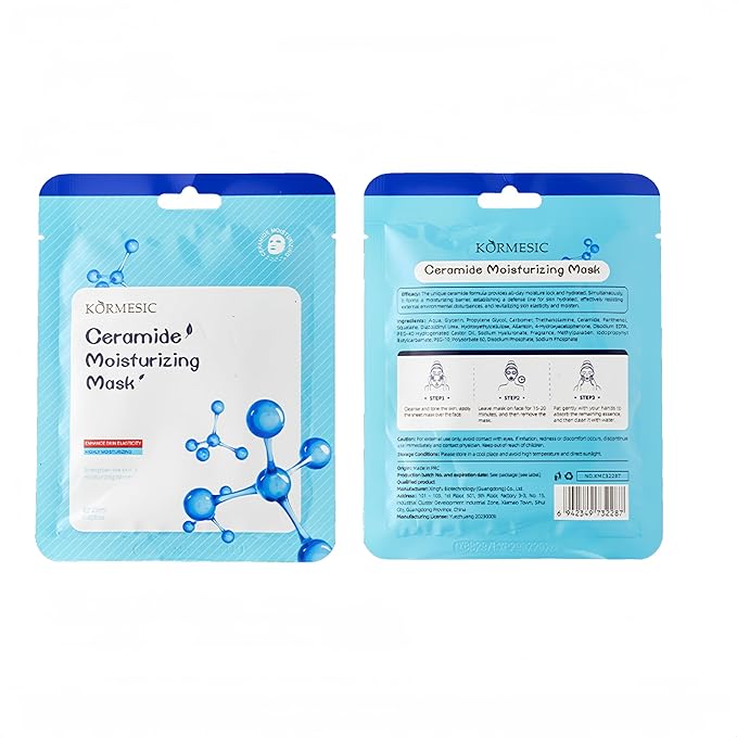 Facial mask Moisturizing face Mask - 10 Sheets, Deep Hydration, Improves Dry Skin, Sheet Mask, skincare for All Skin Types