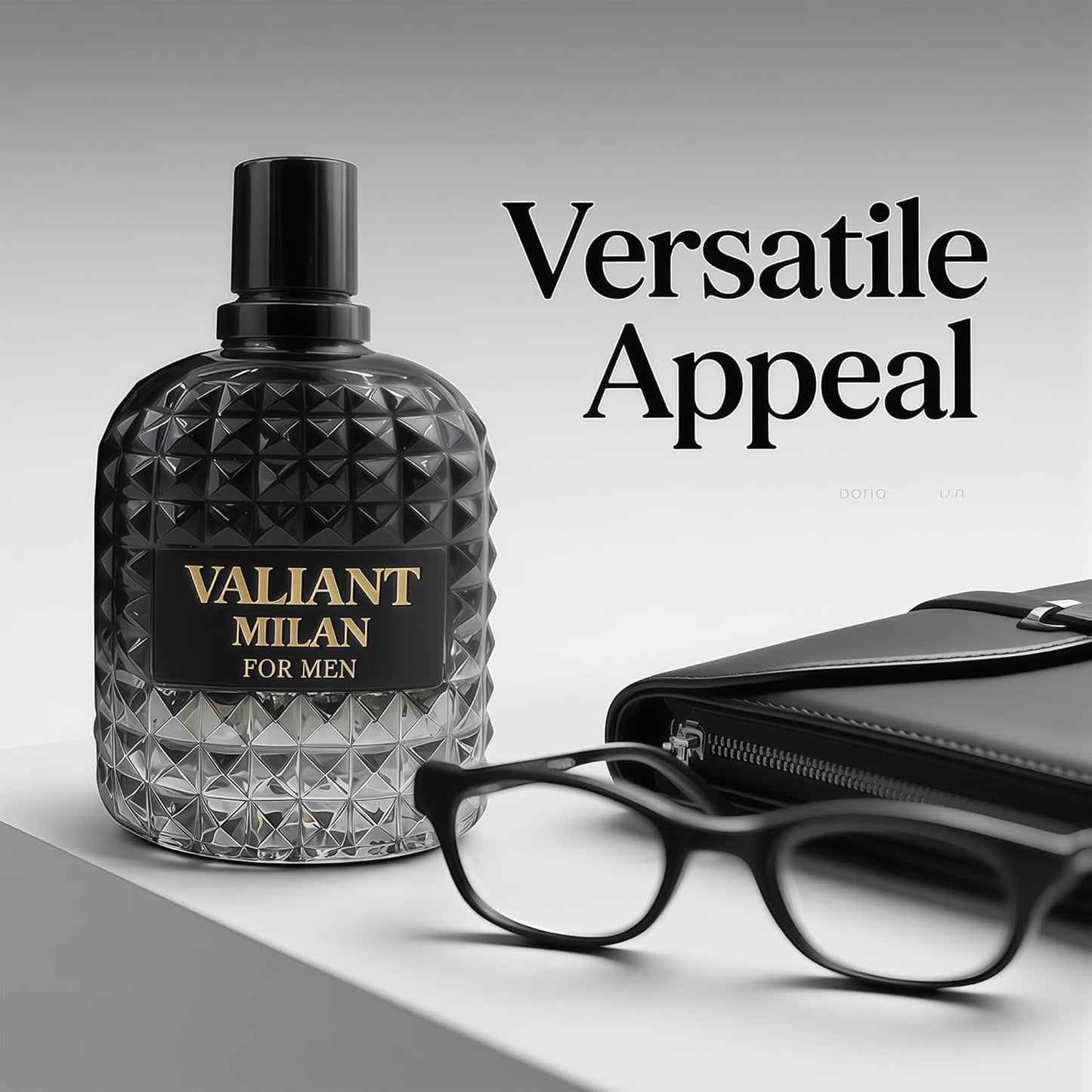 Cologne for Men Valiant Milan 3.4 Fl Oz Eau de Parfume Spray Noted with Floral,Lemon, Rose Essence, Sensual White Musk Fragrance Men's Perfume for Daily Use