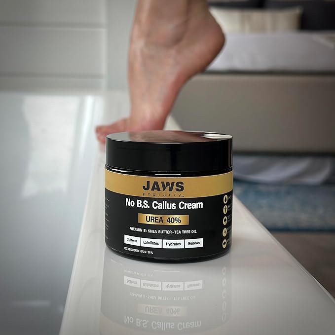 Urea Cream Callus Cream - Foot Cream for Dry Cracked Heels Feet Knees Elbows Hands - 40% Urea Callus Remover For Feet - Soften Exfoliates Hydrates and Renews Skin