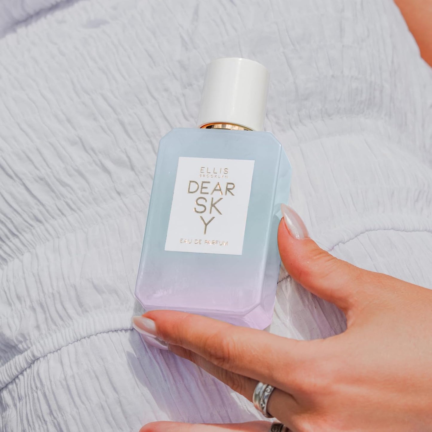 Ellis Brooklyn DEAR SKY Eau de Parfum – Fruity Floral Perfume for Women, Honeydew Melon, White Peony & Upcycled Cedarwood, Clean, Vegan, Cruelty-Free Fragrance, Travel Spray, 50ml / 1.7oz