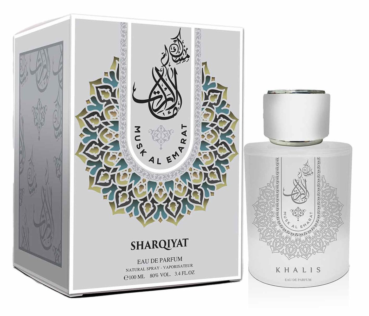 Maison d'Orient Sharqiyat Musk Al Emarat Eau de Parfum 100 mL - Timeless Warm White Musk and Amber Arabian Perfume, Long Lasting Unisex Scent, Gift Ready Bottle