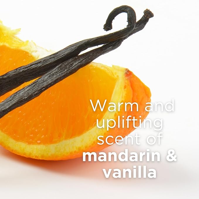 Andalou Naturals Vitalizing Body Lotion, Mandarin Vanilla Body Moisturizer, 8 Oz, Shea Butter, Cocoa Butter, Argan Oil, Rosehip Oil & Aloe Vera, Vegan