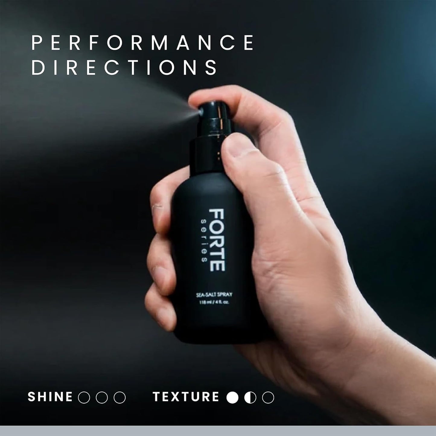 Alex Costa Sea-Salt Spray by Forte Series | Hair Volume for Men | Volumizing & Texturizing for Hair | Beachy Surfer Hair, Volume Hairspray for All Hair Types, (4 oz)