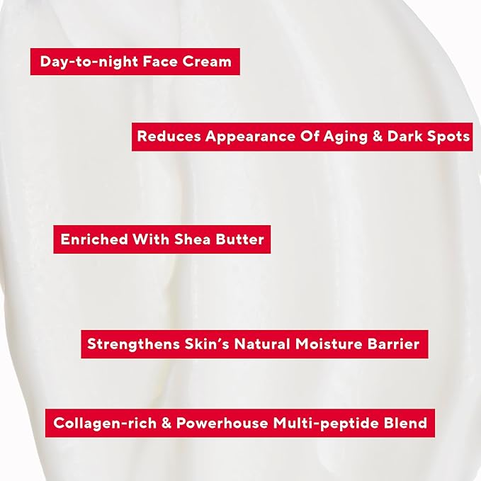 Mirabella Intense Formula Day to Night Face Moisturizer - Anti-Wrinkle Night Cream for Mature Skin, Collagen & Peptide-Rich Hydrating Cream, Reduces Fine Lines & Dark Spots, Beauty Sleep Essential