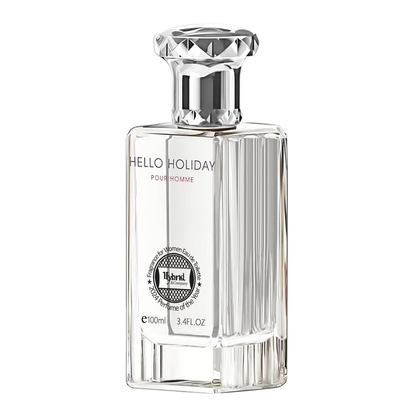 Hybrid & Company Women Hello Holiday Pour Femme Eau De Parfum Vaporisateur Natural Spray 3.4 Fl Oz