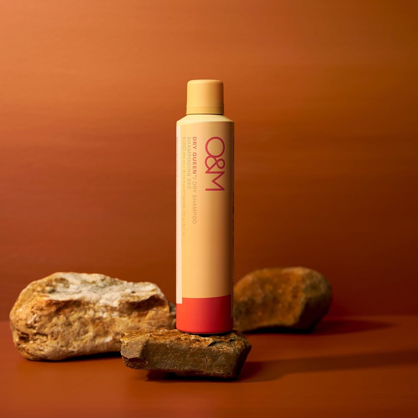 O&M Dry Queen Dry Shampoo, Vitamin C, Sulfate/Paraben/Silicone Free, Vegan, Cruelty-Free Beauty & Hair Care, Dry Shampoo for Women, Boost Volume & Waves, No Water, Safe for All Hair Colors, 300ml