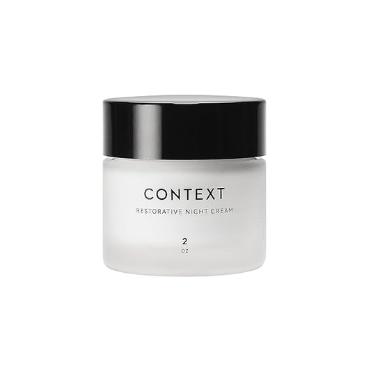 CONTEXT SKIN Anti-Aging Night Cream for Face & Neck with Collagen, Elastin. Intense Hydrating Face Moisturizer with Vitamin A, C, E For Wrinkle-Free, Firming Face, Evens Tone and Removes Fine Lines