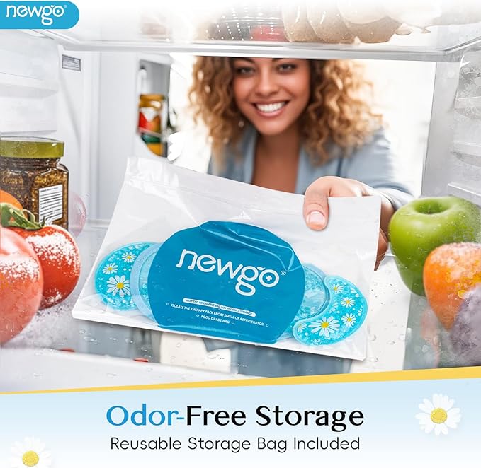 NEWGO Bundle of Cooling Eye Mask Gel and Small Ice Packs