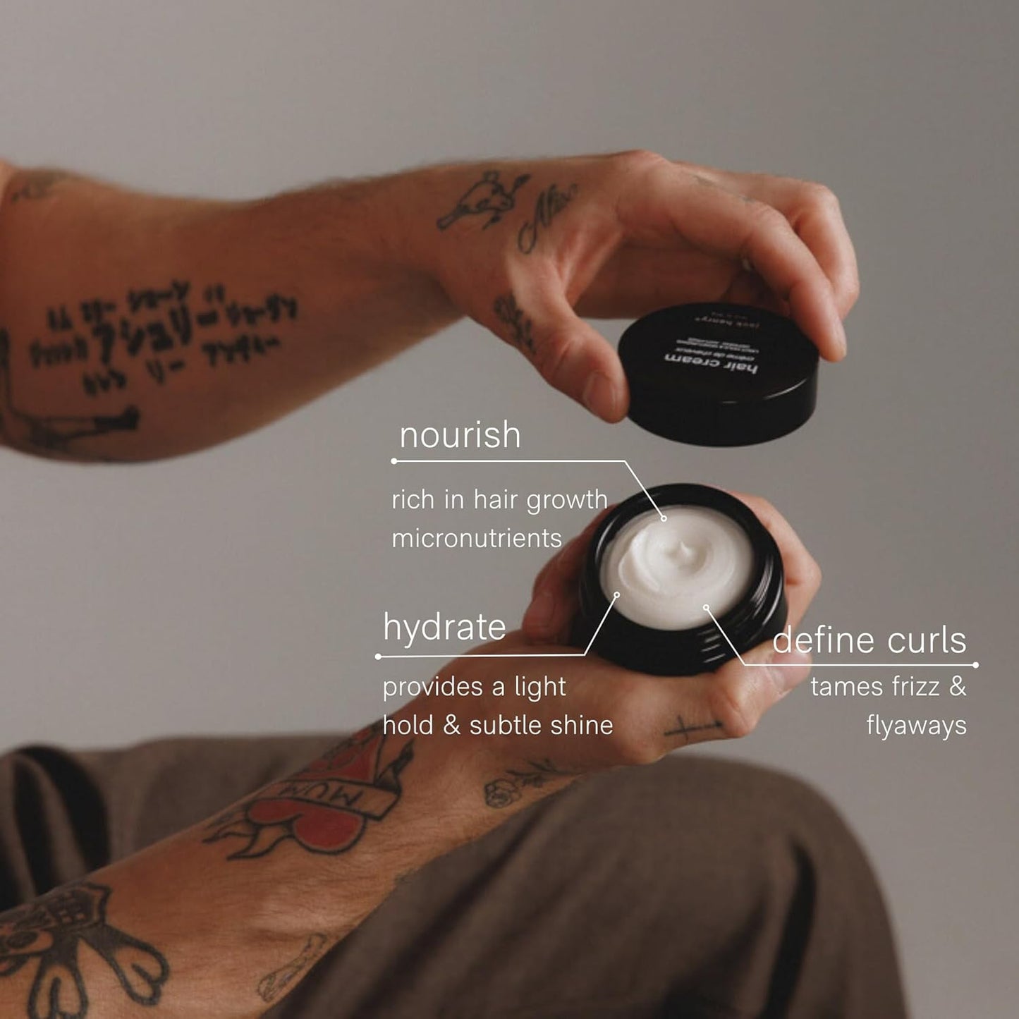 Jack Henry Hair Styling Cream for Men & Women - Light Hold, Subtle Shine - Lightweight Formula to Tame Frizz & Flyaways - Works for All Hair Types