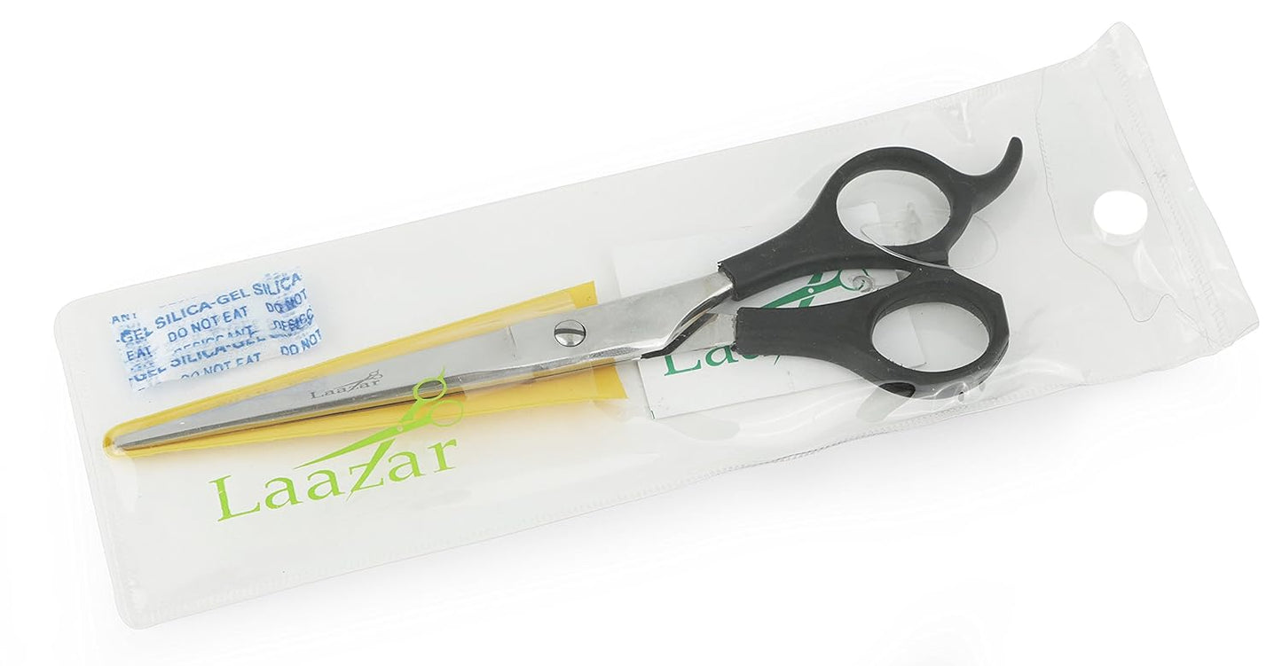 Laazar7.5 Inch Straight Hair Cutting Scissors | Professional Hairdresser Trimming Shears with Premium Japanese Steel Blade | Extra Sharp | Grooming Tools for Men, Women, Pro Barber, or Hair Salon