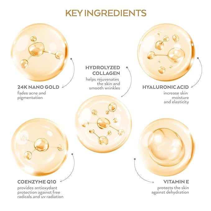 Korean Collagen Face Mask 4 pack - 24K Gold Face Mask Skin Care - Premium Alternative to Korean Sheet Masks - Deep Collagen Mask For Face, Skin - Hydrating Face Masks Skincare - Korean Face Mask Set