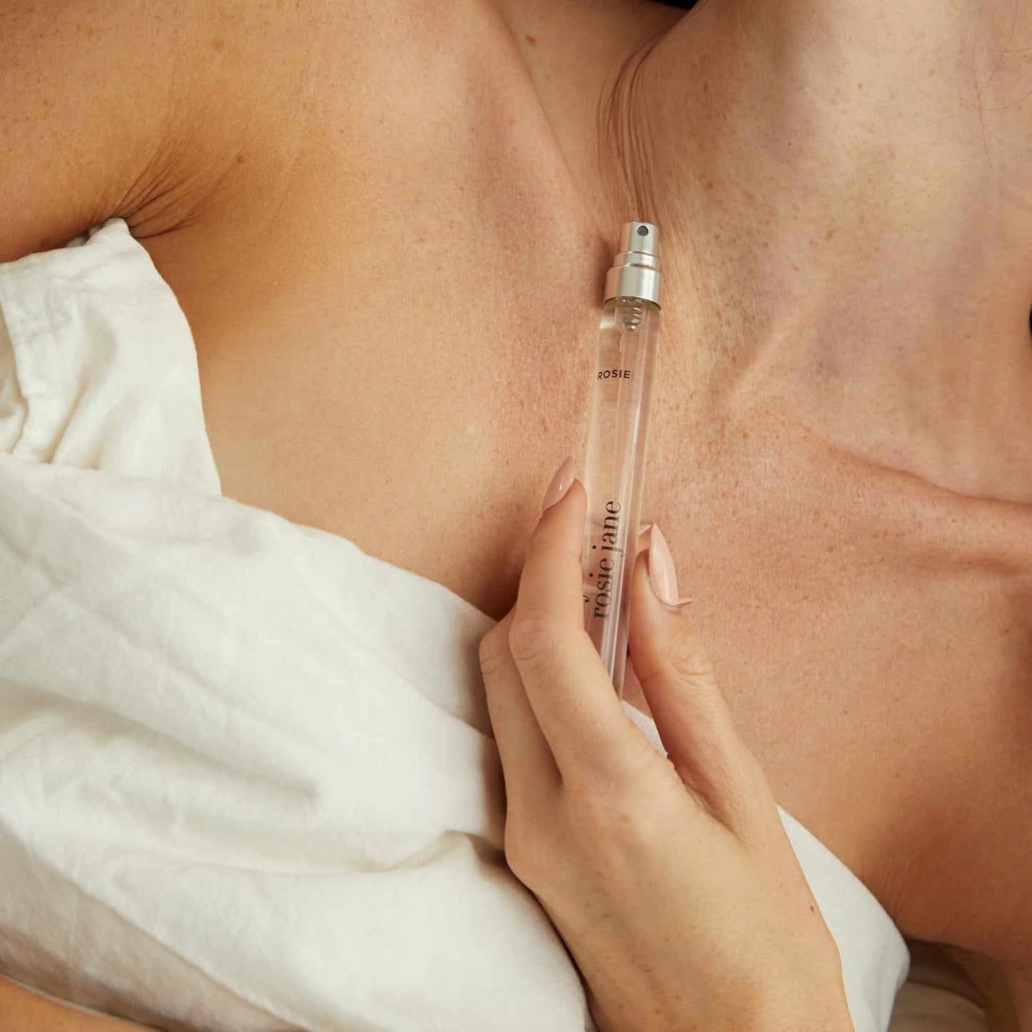 By Rosie Jane Rosie Home & Away Bundle – Rosie Eau De Parfum 50ml + Travel Spray 10ml – A Soft, Clean Fragrance with Nude Musk, Sweet Rose & Vanilla