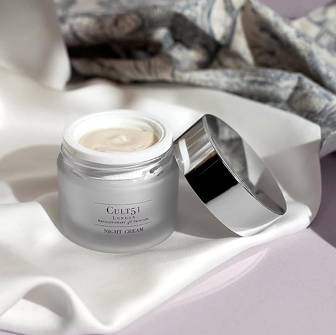 Cult51 Night Cream - Intensely Hydrating Moisturizer - Prevents, Reduces Signs Of Aging And Visible Wrinkles - Experience Glowing Skin And Deep Hydration - Renewing Treatment Restores Face - 1.6 Oz