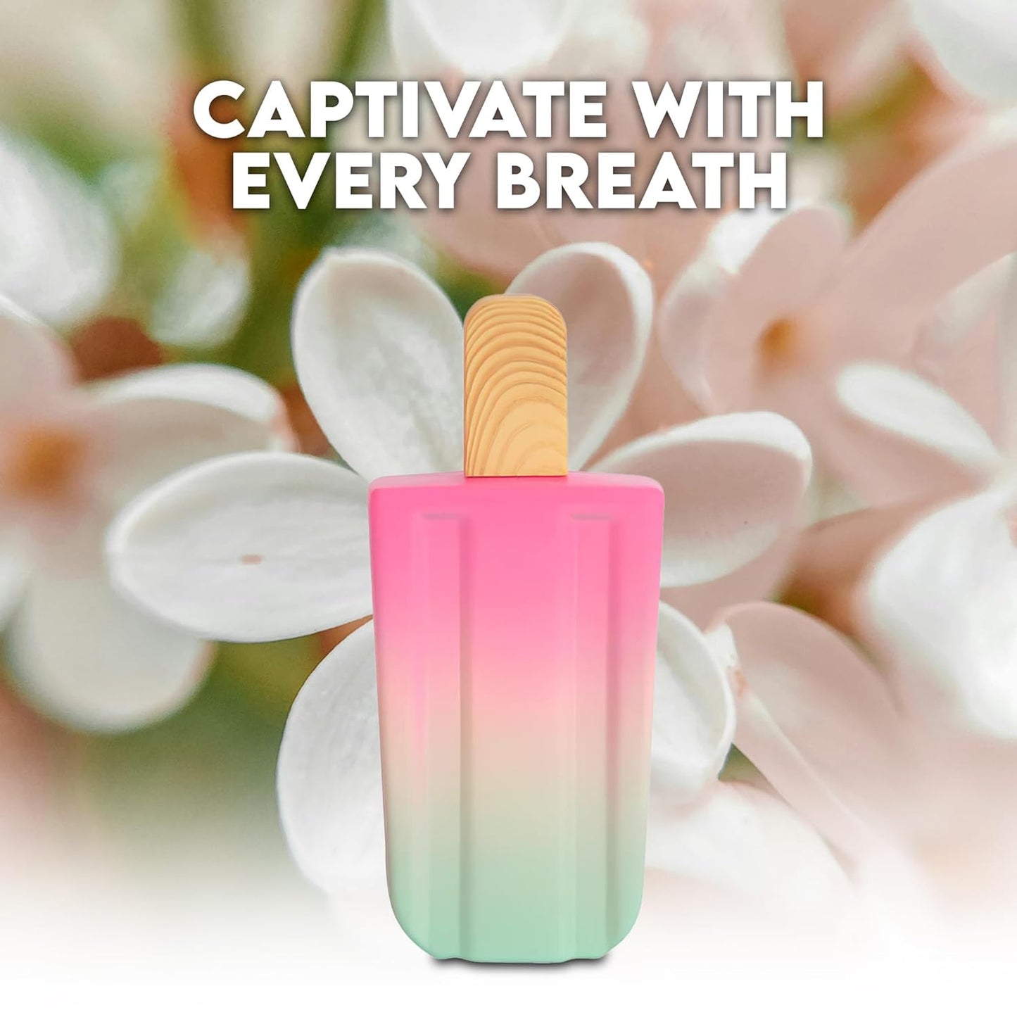 2PCS Rio Sweet Crush Pink Jasmine Eau de Parfum for Women - 100ml Floral & Fruity Perfume with Vanilla,Hibiscus and Musk Notes Long-Lasting Fragrance