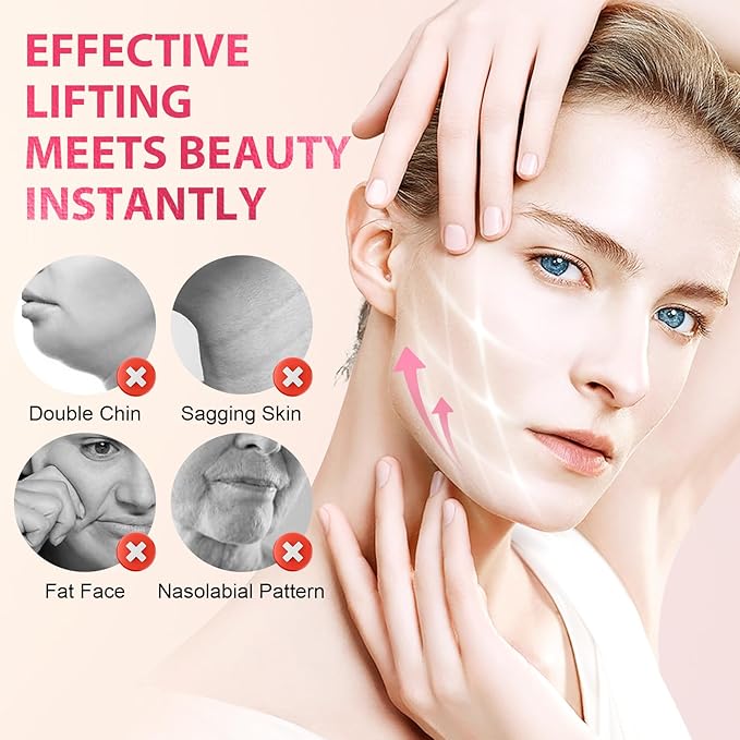 Face Tape Neck Tape Lifting Invisible With String Silicone Anti Wrinkle Facial Patches V-Shaped