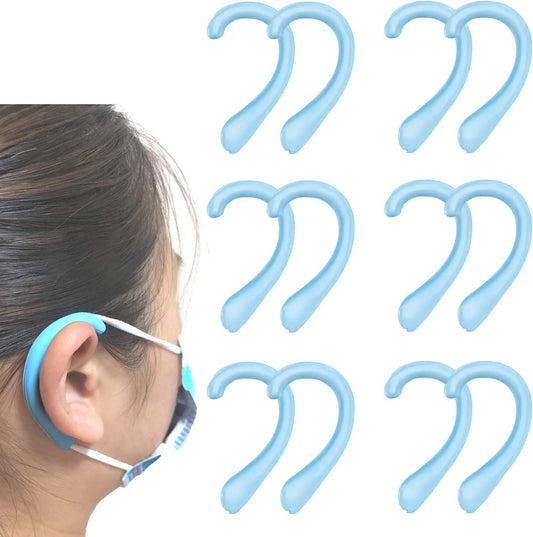 Ear Protectors Anti-Slip Silicone Soft Earloop Relieve Ear Discomfort Silicone Earmuffs