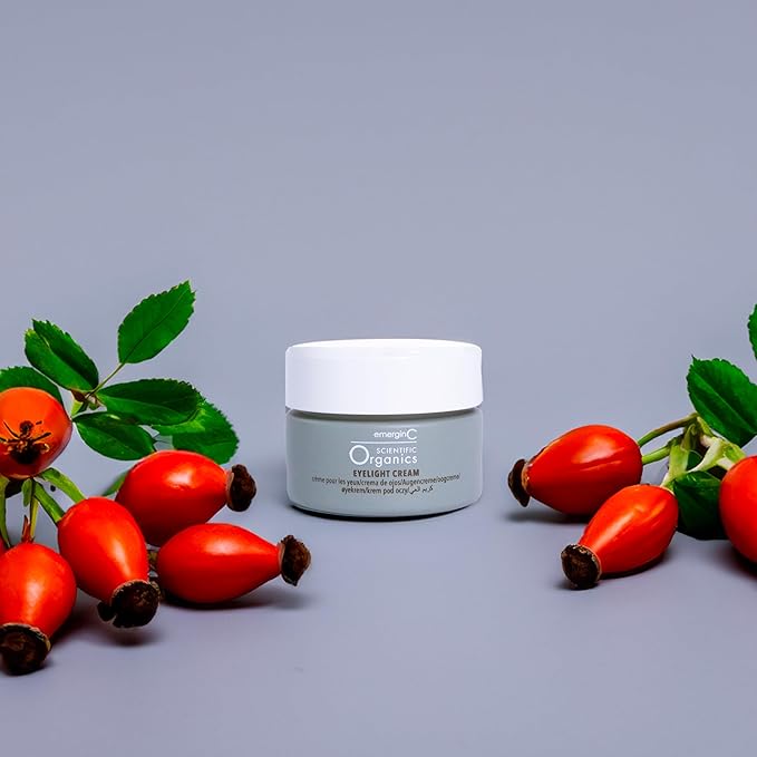 Scientific Organics Eyelight Cream - Stem Cell Eye Cream with Antioxidants - Anti-Aging Eye Cream Targets Dark Under-Eye Circles for Visible Glow (0.5 oz, 15 ml)