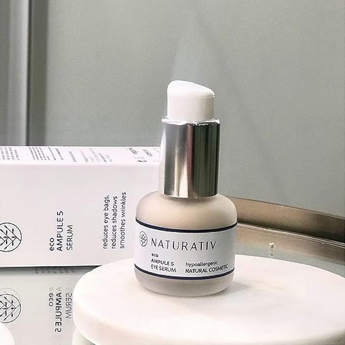 Ecoampoule 5 Serum | Eye Serum | Extensive hydration & Reduce Fine Line, Tightens | Hyaluronic Acid, Cornflower Water, Caffeine | 30 ml