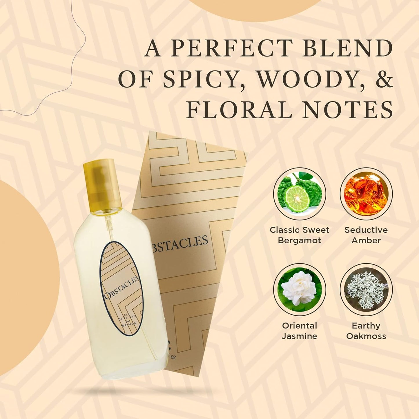 American Collection Perfume for Women – INSPIRED by A WORLD RENOWED WOMEN'S PERFUME – Freesia, Sage, Jasmine, Amber – Elegant, Fresh, Signature Scent, Long-Lasting Eau De Toilette 80 ml (Bamboo)