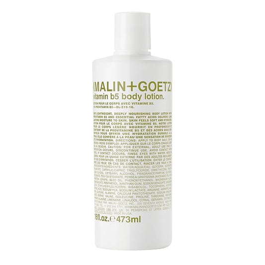 Malin + Goetz Vitamin B5 Body Lotion for Women & Men, 16 Fl. Oz. — Body Moisturizer for Dry Skin, All Skin Types, Dry Skin Moisturizer, Hydrating Body Lotion, Vegan & Cruelty Free