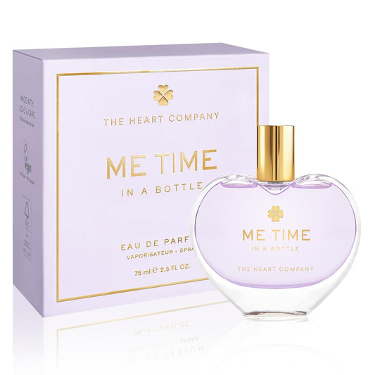 THE HEART COMPANY ME TIME in a bottle | Lavender Perfume for women | Vegan Women's Eau de Parfum Fragrance Spray 75ml - 2.5 fl.oz.