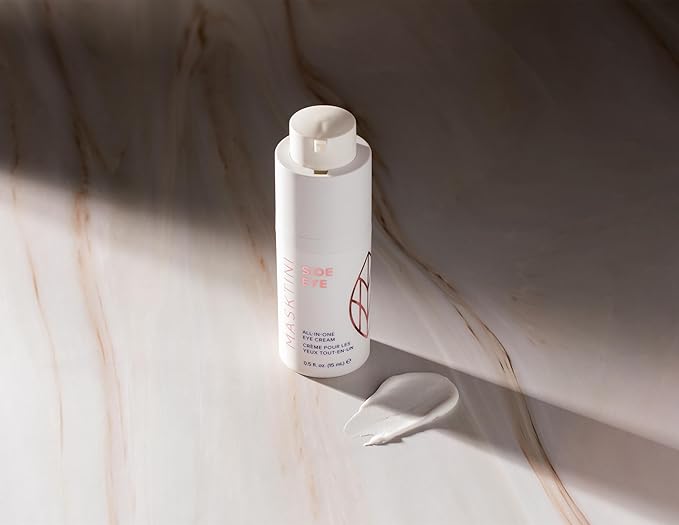 Side Eye All-in-One Eye Cream, 0.5 ounce - Face Moisturizer - with Apple and Green Tea Extracts - Collagen Boosting - Eye Cream for Puffiness