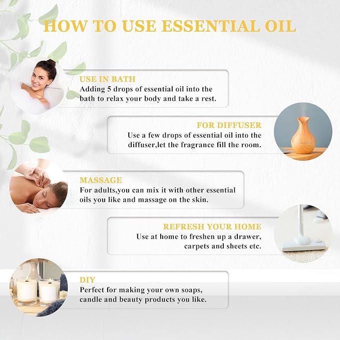 Ginger Essential Oil 118mL Pure Ginger Oil, Large Bottle Premium Essential Oil with Glass Dropper for Diffuser, Candle Making, DIY Soap - 4fl. oz