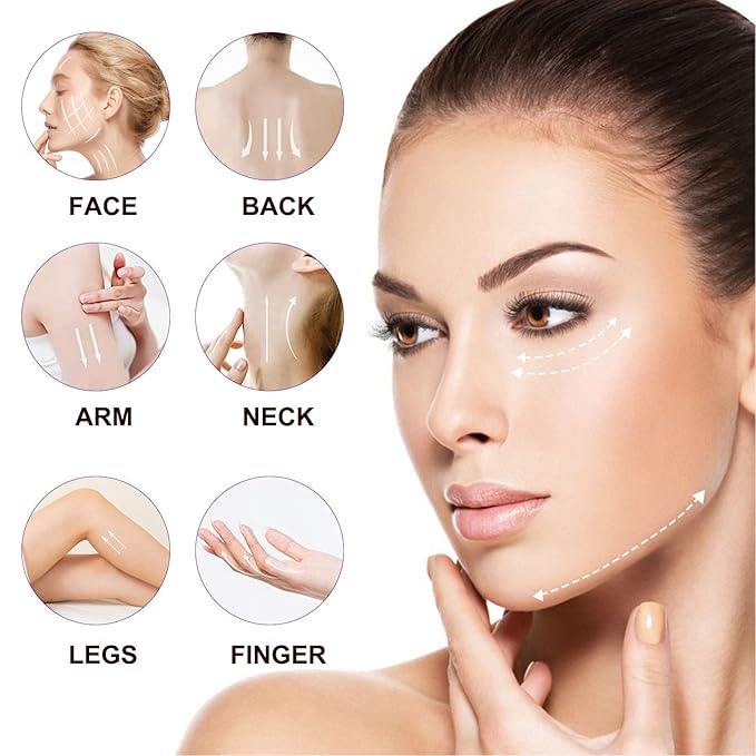 Yosoo Silicone Egg Shaped Eye & Face Puffiness Relief Massage Ice Roller - Portable Ice Facial Roller