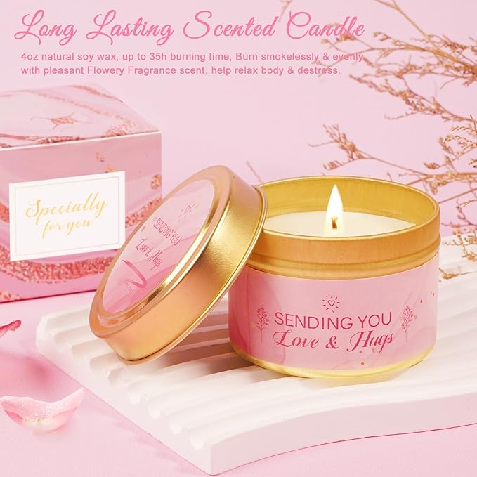 Birthday Gifts for Women Her,Self Care Pamper Gifts for Women Unique,Relaxing Spa Gift Basket Care Package,Gift Set for Best Friends Female Sister Mom Wife Her Girlfriend Coworker Bestie Teachers