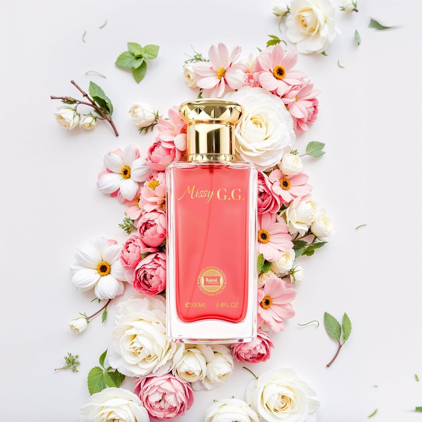 Hybrid & Company Women Missing G. G. Pour Femme Eau De Parfum Vaporisateur Natural Spray 3.4 Fl Oz