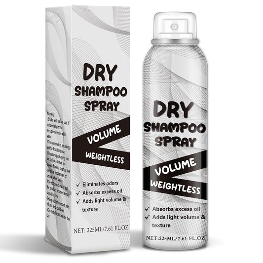 CAHIUYOA Dry Shampoo Spray for Women & Men Volumizing Texturizing Dry Shampoo Powder Natural Ingredients Non-Greasy for All Hair Types,7.61 oz