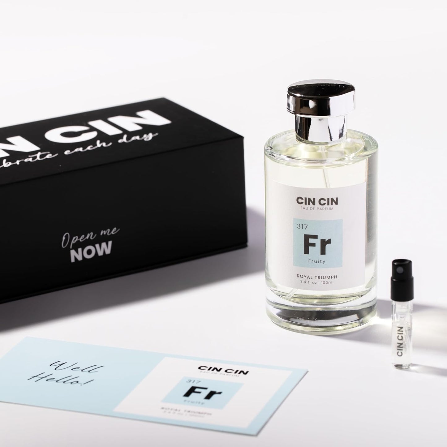 Cin Cin Royal Triumph - Fruity 317 EDP 100ml Inspired by C. A.ventus Perfume - Long-Lasting Eau de Parfum for Women and Men - Dupe for C.reed. A. Scent - Paraben-Free and Concentrated Unisex Fragrance