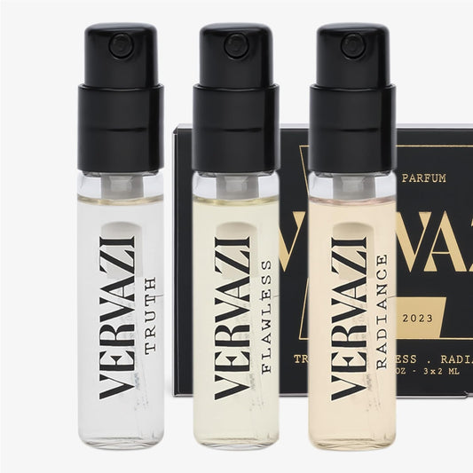 Discovery Trio Pack Eau de Parfum Set – 3 x 2ml Luxurious Fragrances for Men & Women, Includes Truth, Radiance, and Flawless, 22% Concentration, 8+ Hour Longevity, Day & Night Wear