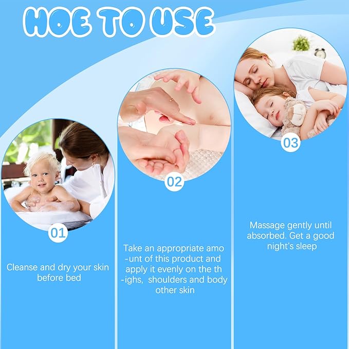 Junior's Bedtime Lotion,Magnesium Lotion for Kids,Magnesium Cream,Natural Moisturizers Cream for All Skin Types