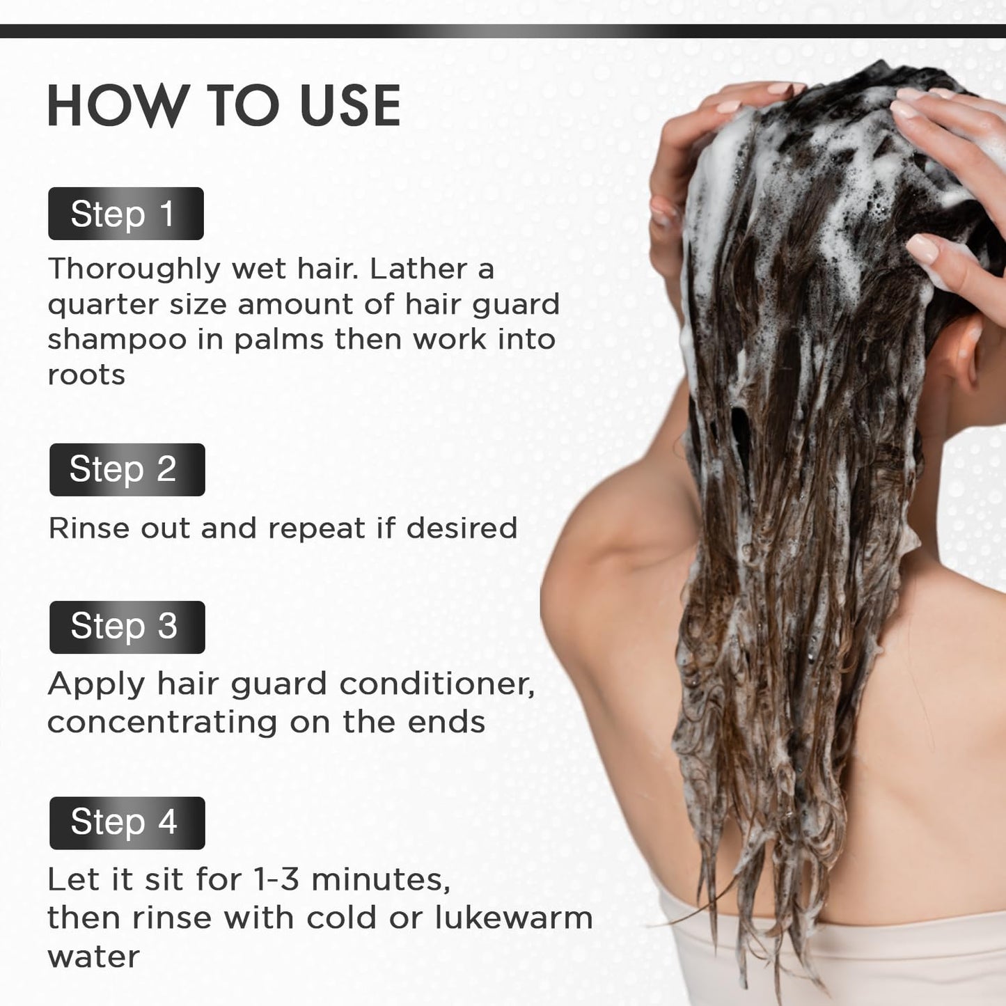 MOEHAIR Duo Pack (Hair Guard Shampoo & Conditioner) | Stimulates Hair Follicles | Prevents Hair Thinning | Strengthens Hair | Repairs Damaged Hair | Paraben & Sulfate Free (12 Fl. Oz)