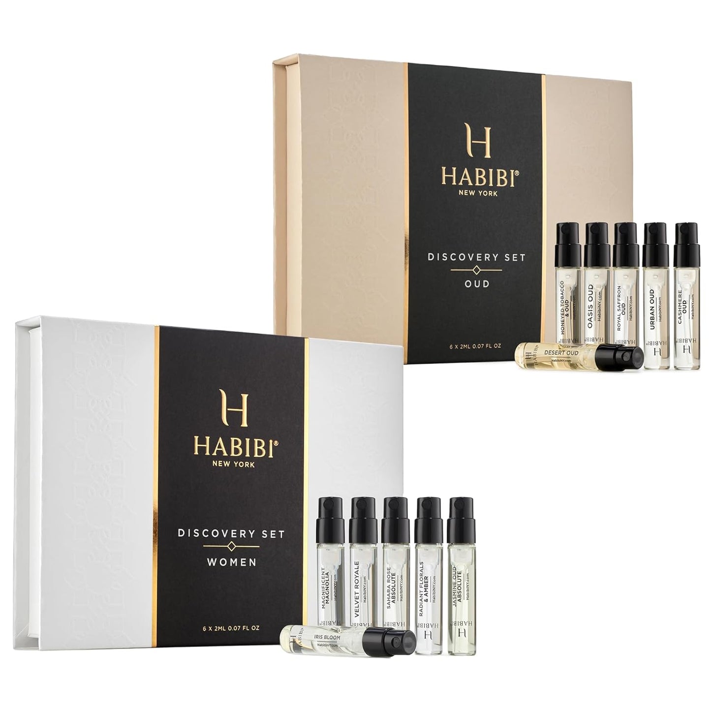 H HABIBI Women’s & Oud Collection Discovery Sample Set.Made In USA