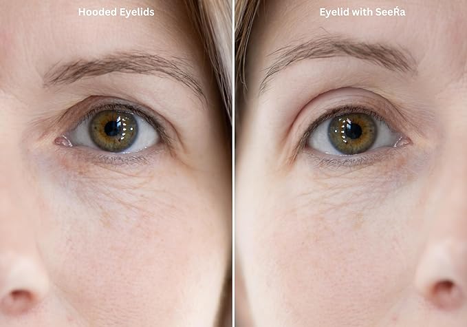 SeeRa: Instant Lifting Eyelid Tape for Hooded & Droopy Eyes - Hypoallergenic, Waterproof, Invisible Eye Lift Strips, Non-Surgical, Eyelid Lifters & Stickers-90pcs (4mm-7mm) (7mm-Extravagant)