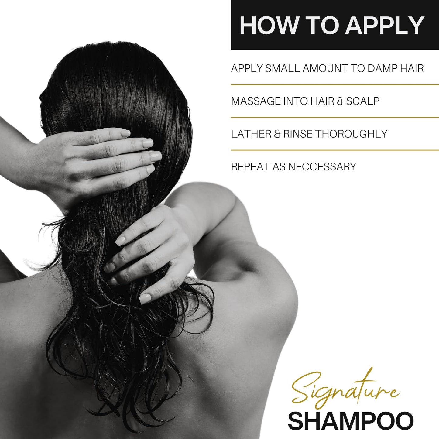 Cristian Rovere - Signature Shampoo - Infused With Collagen, Acai Extract & Organic Argan Oil - Sulfate Free & Paraben Free for All Hair Types - Strengthening & Hydrating Shampoo - 10 Fl Oz