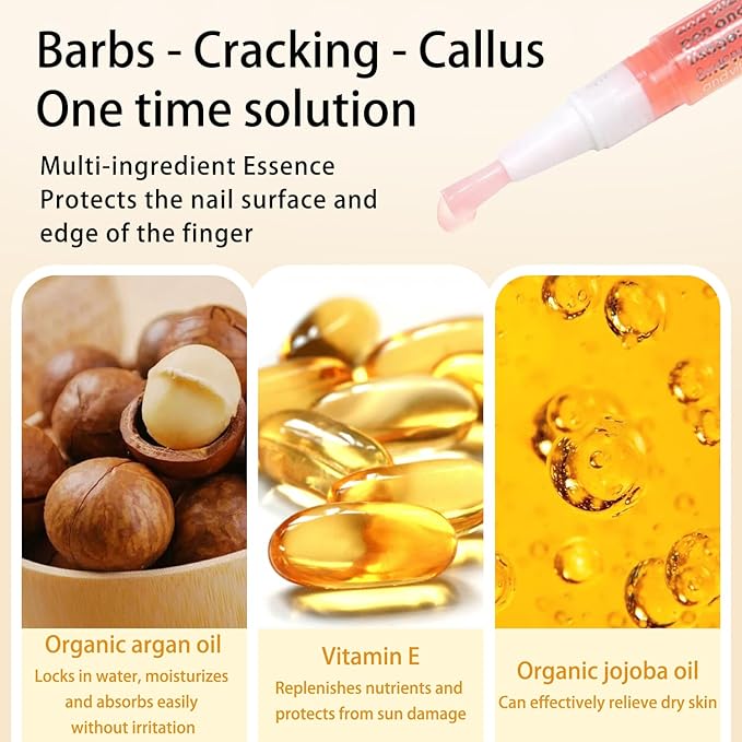 28PCS Cuticle Oil Pen Sweet Almond Nail Growth Serum and Repair Treatment Hydrating Oil for Dry Cuticles and Skin Cuticle Buddy Revitalize Nails with Radiant Cosmetics' Nail Growth Oil