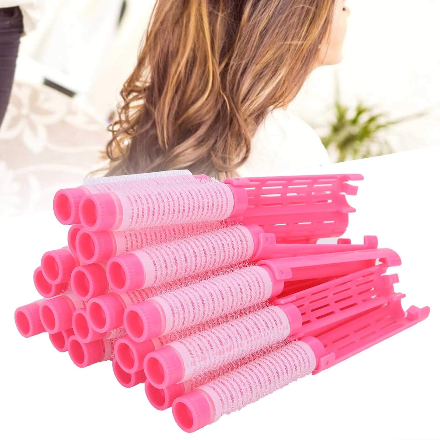 20pcs Perm Rods, Loose Curly Hair Styling Perm Rods, No Indentation Hair Perm Rods for Ladies Hair Styling Design()