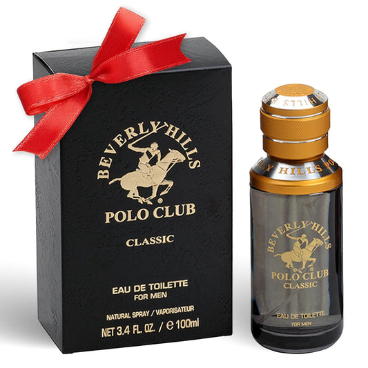 Beverly Hills Polo Club Eau De Toilette Spray - ‘Classic’ Cologne for Men Eau De Toilette - Fresh, Woody Fragrance for Men 3.40fl.oz / 100ml