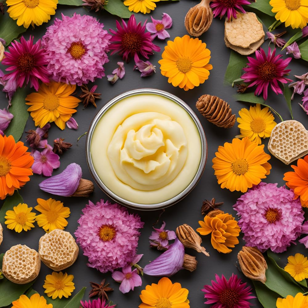 Grass-Fed Tallow Lip Balm with Organic Beeswax - Crafted With Only 2 Ingredients To Lock In Soothing Moisture (Unscented) - 2 Pack