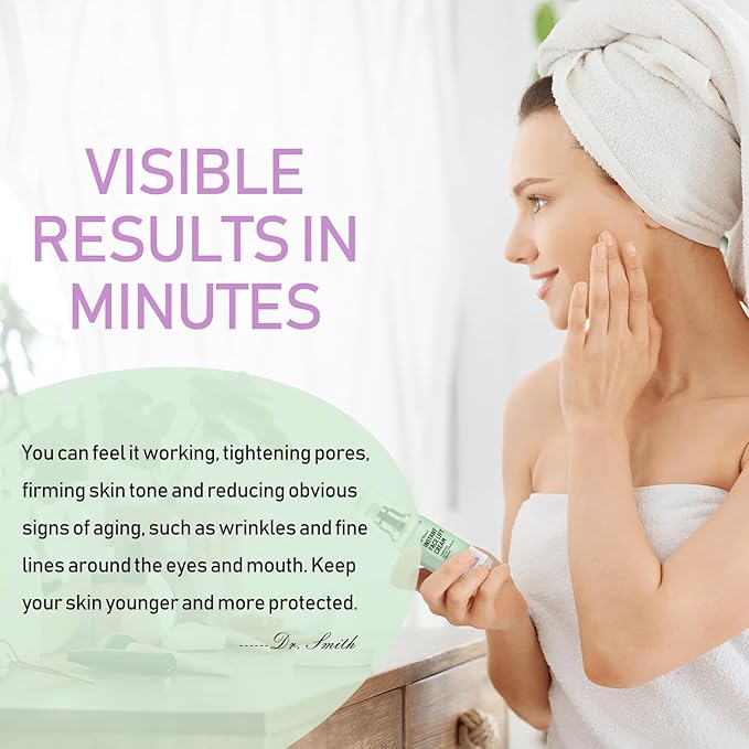 Instant Face Lift Cream,Skin Tighten And Lift Neck Cream for Women with Plant Extract, Neck, Eye Anti-aging Serum for Smoothing Fine Lines, Wrinkles and Firming Loose Sagging Skin-50ML