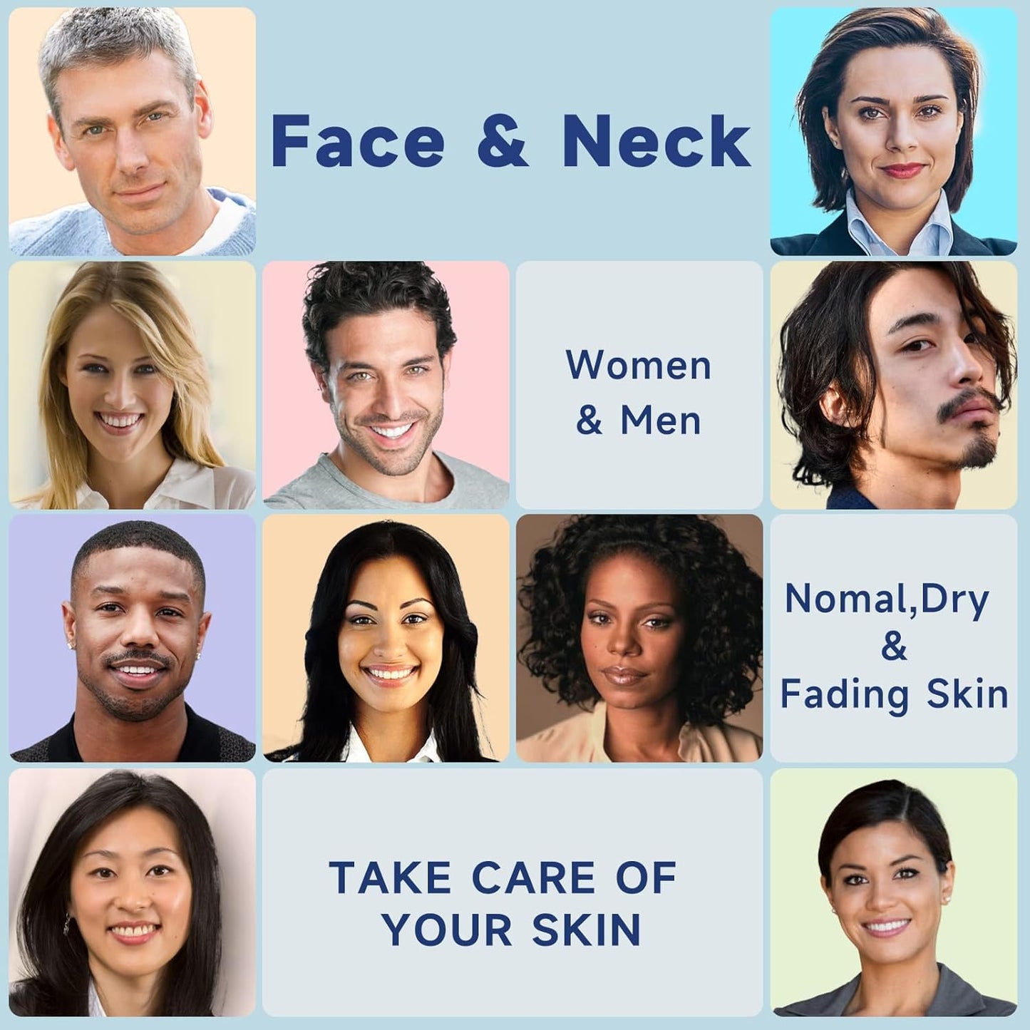 Retinol Cream for Face, Collagen Neck Creams for Tightening and Firming, Anti Aging Day & Night Facial Moisturizer for Women & Men, Instant Face Lift Wrinkle Cream 1.7 fl. oz with Vitamin C Serum