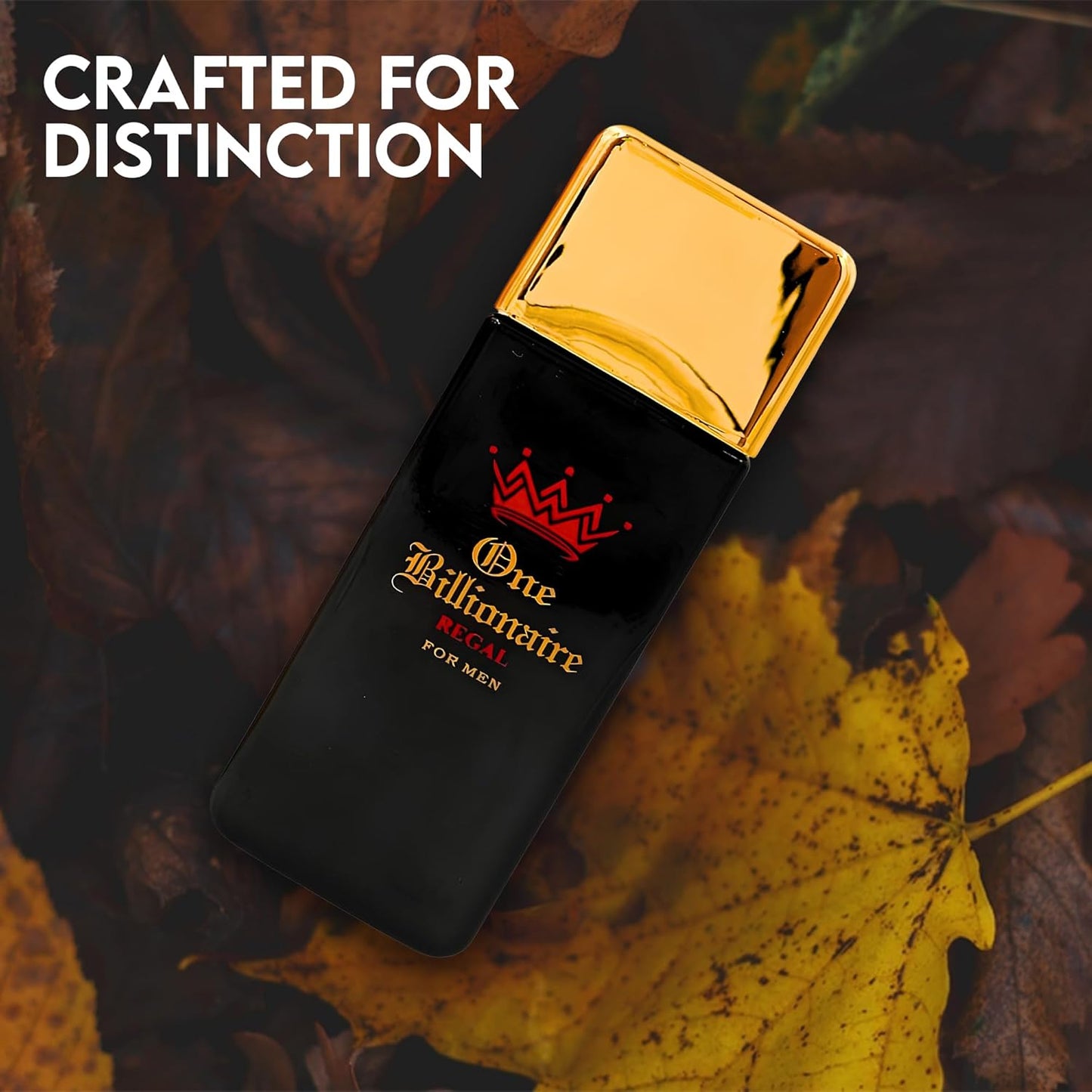 One Billionaire Sensual Woody Fragrance for Men | Long Lasting Cologne Aromatic Scent, Eau de Parfum Natural Spray - Great Holiday Gift, 3.4 Fl Oz/100 Ml