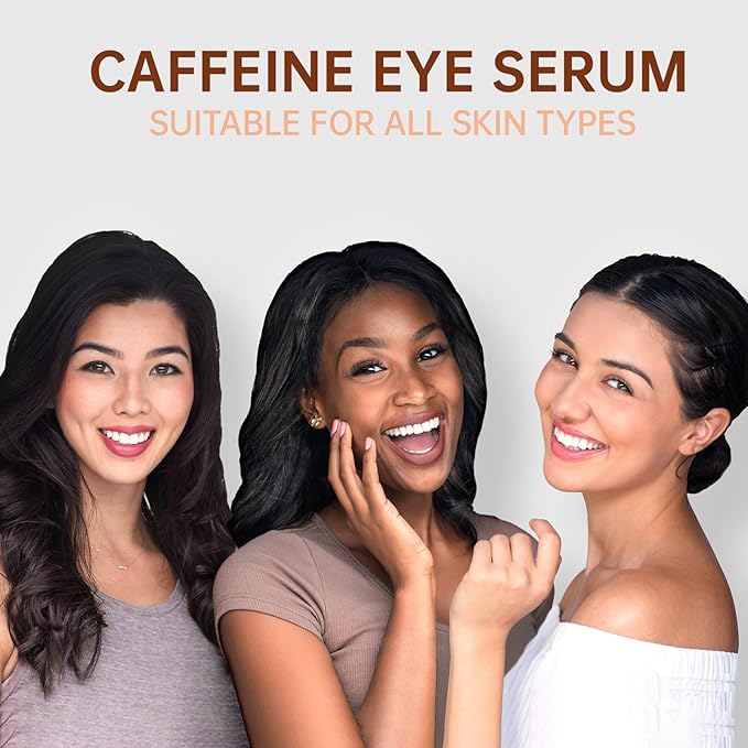 Caffeine Solution 5% + EGCG Eye Serum for Skin Care Caffeine Eye Serum Reducing Puffiness and Dark Circles 30ml