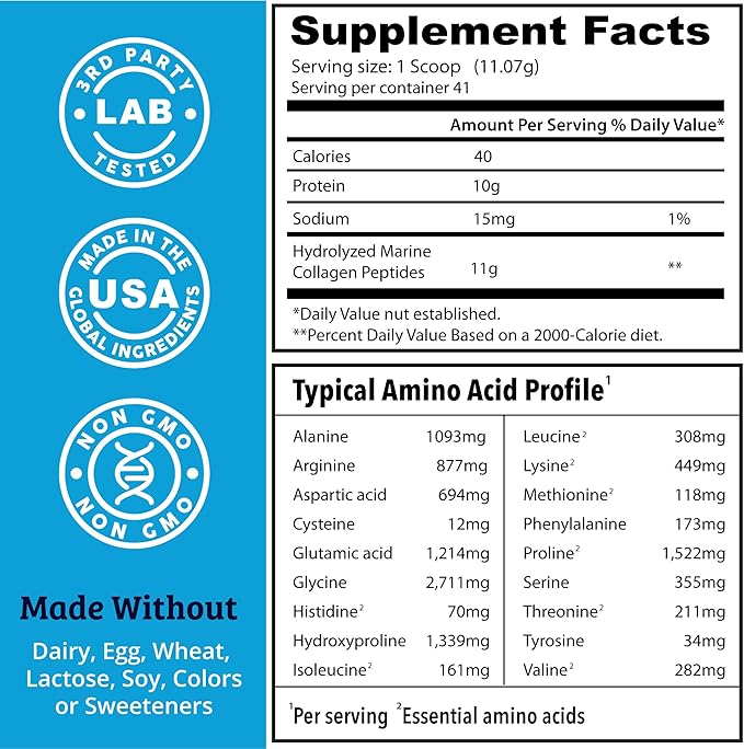 Marine Collagen Powder. Best Marine Collagen